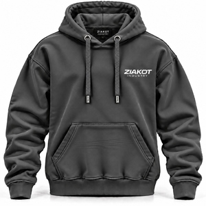 Vente en gros directe ZIAKOT INDUSTRY Sweat-shirt à capuche graphique personnalisé pour homme, coupe oversize, en molleton épais de qualité supérieure - Product Image 2