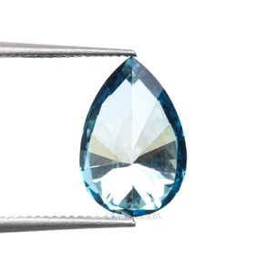Diamants de laboratoire cultivés éthiques tendance, bleu fantaisie, 1,45 ct, taille poire, HPHT CVD, E VVS VS IGI, pour bijoux en vrac - Product Image 2