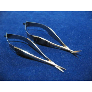 Lot de 2 ciseaux ophtalmiques McPherson Vannas de qualité OR pour micro-chirurgie, 3 pouces, en acier inoxydable, kit de précision chirurgical Elite - Product Image 1