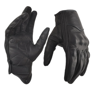 Guantes de Motocicleta de Cuero Unisex Personalizados de Alta Calidad, Resistentes, Antideslizantes, con Pantalla Táctil, Transpirables, para Carreras - Product Image 1