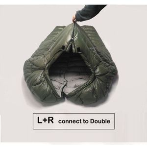 Sac de couchage en duvet d'hiver chaud pour le camping Sac imperméable et imperméable pour les campeurs - Product Image 5