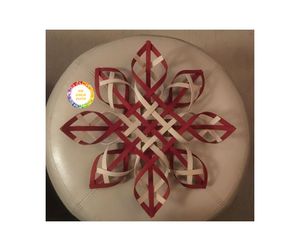 Copo de nieve de bambú ecológico al por mayor para árbol de Navidad/copo de nieve de bambú de Vietnam, decoración de pared de Navidad exquisita - Product Image 4