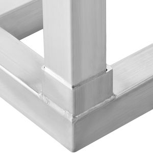 Scaffalatura in Alluminio Interamente Saldata 36 X 20, Scaffale Commerciale per Alimenti a 8 Ripiani, Capacità 1800 Libbre, Scaffali per Garage - Product Image 6