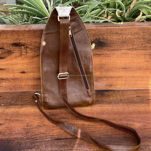 Wholesale 2024 Newly Cowhide Leather Crossbody <b>Bag</b> Western Design Lady Fashion Shoulder Chest <b>Bag</b> Genuine Leather <b>Men</b> Sling <b>Bags</b> - Product Image 5
