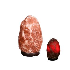 Lampe au sel de l'Himalaya avec cristaux blancs rouges gris sculptés Style fleur lumière blanche chaude lampe au sel en cristal - Product Image 4