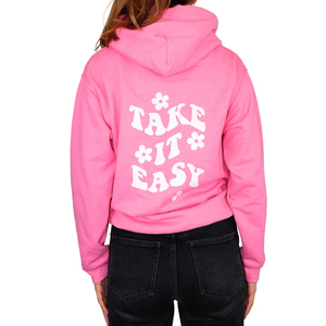 New High Quality Women's Custom OEM Logo 100% Cotton Fleece Streetwear Winter Hoodie with Front Custom Design Sale Price - Product Image 2