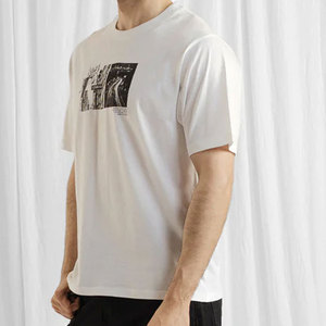 Meilleures ventes - T-shirt en coton léger de haute qualité, manches courtes, confortable, respirant, décontracté, avec logo personnalisé imprimé - Product Image 3