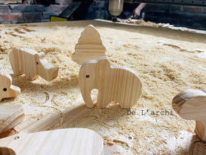 Adorno Decorativo de Animales Silvestres de Madera Hecho a Mano de Alta Calidad, Elegante, para Distribución Global, Precio Directo de Fábrica, al por Mayor - Product Image 3