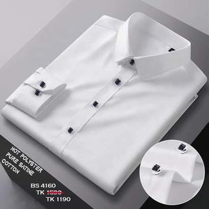 Men Formal <b>Shirts</b> Long Sleeve Used Clothes Denim <b>Shirts</b> 100% Cotton Clothes Used Bale Direct Factory <b>Cheap</b> Price From Bangladesh - Product Image 2