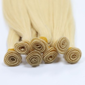 Extensions de cheveux 100% vierges vietnamiennes Remy, pointes épaisses, double trame machine, toutes couleurs, pour femmes, usage professionnel en salon - Product Image 2
