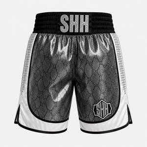 Pantalones Cortos de MMA OEM, Personalizados con Impresión, Unisex, de Secado Rápido, Transpirables, 100% Poliéster, SHH Industries, para Boxeo y Muay Thai - Product Image 3