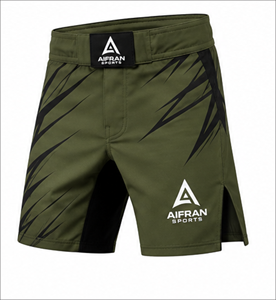 Black Custom Design MMA Fight <b>Shorts</b> <b>for</b> <b>Combat</b> Sports Training Muay Thai Wrestling Polyester/Cotton Gym Wear - Product Image 3