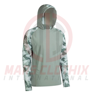 Custom Design Sublimation Breathable Men Fishing Hoodies Outdoor Wear Long Sleeve Fishing Hoodie For <b>Boys</b> - Product Image 2