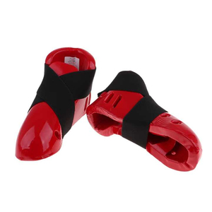 รองเท้าชกมวยหนังสีแดงแบบผูกเชือก ระบายอากาศได้ดี ทนต่อแรงกระแทก เหมาะสำหรับการฝึกซ้อม - Product Image 2