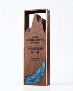 Trofeo de Acrílico y Bronce Personalizado, Premio de Reconocimiento Pulido con Logotipo Grabado, Duradero y Reciclable para Eventos Corporativos, Deportes y Eventos Especiales - Product Image 2