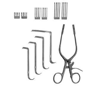 Henly Retractor Original Type Modified Weitlaner Allows Three Blade Set Includes Retractor overall length 16.5cm ZETOMEDPRO - Product Image 4