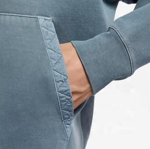 Sudaderas con capucha con logotipo personalizado Vintage sólido personalizado para hombre, chándal de talla grande, sudaderas con capucha y sudaderas para hombre - Product Image 4