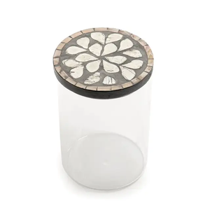 LuxeTimber Crescent <b>Sweet</b> <b>Box</b> Handmade Wood & Shell Inlay Acrylic Candy Storage Organizer for Ramadan <b>Sweets</b>, Eid & Festive - Product Image 5
