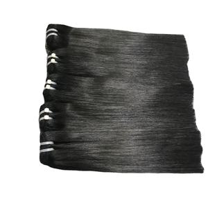 Hueso de alta calidad recto vietnamita Super doble dibujado para extensiones de cabello humano virgen crudo sin procesar Color más oscuro - Product Image 1