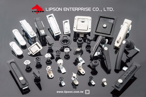 LM-818-3A Plastic Swing Handle Plane Push Button Flat Lift and Turn Rod Control Electrical Panel Lock - Product Image 6