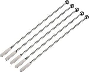 Agitador de cócteles hecho a mano de acero para decoración de bar. - Product Image 1