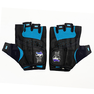 Professional Vibrant Teal Weightlifting <b>Gloves</b> with Enhanced Palm Padding | Premium Non-Slip Grip for Ultimate Gym Workout Gear - Product Image 3