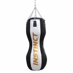 Sac de frappe suspendu en cuir japonais robuste de haute qualité pour l'entraînement de boxe, les arts martiaux et le fitness - Product Image 1