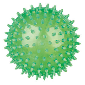 Pelota de Erizo para Mascotas, 12 cm de Diámetro, Hecha de Goma Termoplástica (TPR) Resistente, Juguete Interactivo y de Movimiento - Product Image 1