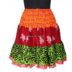 Direct From Manufacturer Gypsy <b>Patchwork</b> Mini Rara <b>Skirt</b> Hippy Boho Festival Boho Stylish Multi Color Patch Cotton Mini Sexy - Product Image 4