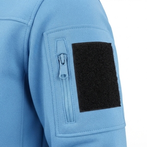 Veste softshell pour homme personnalisée, à capuche, imperméable, coupe-vent, pour la randonnée en plein air, avec plusieurs poches zippées - Product Image 5