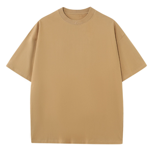 Nouveau design, vente chaude, T-shirts basiques unisexe à épaules tombantes 100 % coton, coupe classique, pour le sport et la gym, couleur unie, été, séchage rapide - Product Image 3