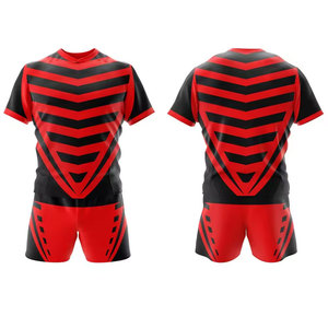 Uniforme d'entraînement de rugby personnalisé pour hommes, prix d'usine, vêtements de sport très demandés, design avec technique de sublimation, fabriqué au Pakistan - Product Image 4