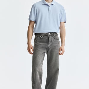 Chemise de golf en tricot uni personnalisée pour hommes, coton de haute qualité, manches courtes, respirante, vêtements de sport décontractés - Product Image 1
