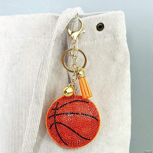 Handmade Glass Beaded Peach Keychain <b>Bag</b> <b>Charm</b> 6x6cm Decorative for <b>Bags</b> Backpacks & Purse-Girls Gift BY MULTI CRAFT - Product Image 6