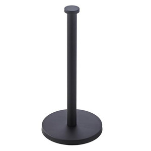 Modern Matte <b>Black</b> Stainless Steel <b>Paper</b> Towel Holder Stand with Base Freestanding Kitchen Roll Dispenser f - Product Image 1