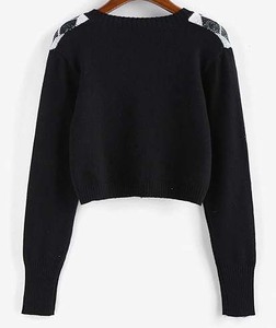Suéter de Punto de Alta Densidad para Mujer - Jersey de Invierno Antipilling - Jersey Femenino Duradero y Suave de Color Sólido - Product Image 2