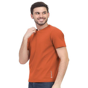 Camiseta de Manga Corta para Hombre, de Color Sólido, de Algodón, de Secado Rápido, Transpirable, a la Moda, Holgada, con Hombros Descubiertos - Product Image 1