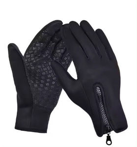 Breathable <b>Bike</b> Gloves Full <b>Finger</b> Pad Cycling Gloves Touchscreen Reflective Mountain Biking Bicycle Gloves Wholesale Price - Product Image 5