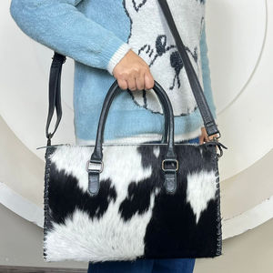 กระเป๋าดัฟเฟิลกระเป๋าหนังวัวทำมือสำหรับผู้ชายและผู้หญิงใหม่ล่าสุด - Product Image 4