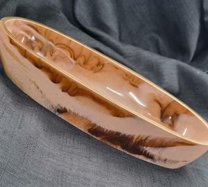 Ensaladera Ovalada de Resina Ecológica para Fiestas, Diseño Clásico - Product Image 2