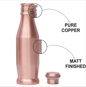 OTSAK Bouteille d'eau bien-être portable vintage en cuivre pur écologique grande capacité 950 ml 32 oz - Product Image 3