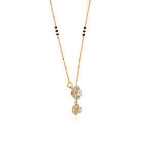 Collier GLEAMORA ENTERPRISE pour femme, plaqué or rose 18 carats, diamant fantaisie cultivé en laboratoire, style classique, à porter tous les jours, certifié IGI - Product Image 2