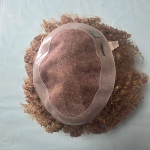 Prótesis Capilar de Cabello Humano Remy Indio con Rizos Kinky para Hombre, Base Mono - TAZ HAIR BANGLADESH - Product Image 4