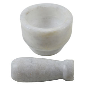 Mortier et pilon en pierre ollaire naturelle, fait main, motif Fleur de Vie Arbre de Vie, pour cuisine - Product Image 4