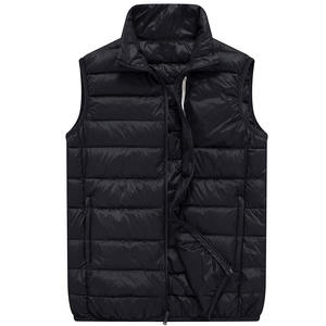 Chaleco de Plumón de Invierno de Alta Calidad al por Mayor, Chaleco con Capucha, Chaqueta sin Mangas para Hombre - Product Image 1