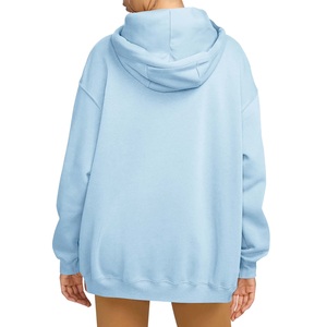 Sudaderas de Invierno Tejidas de Color Sólido para Mujer, Talla Grande, 100% Algodón, Ecológicas, Diseño Personalizado, Estilo Casual, Exportación BD - Product Image 2