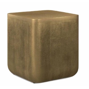 โต๊ะข้างอลูมิเนียมหล่อแบบดั้งเดิมโต๊ะปลายตกแต่งโลหะทองเหลืองโบราณทำด้วยมือสำหรับห้องนอนกาแฟ - Product Image 2