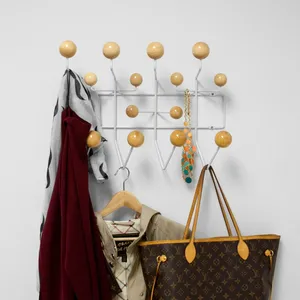 Heavy Duty Industrial Handmade Clothing <b>Rack</b> for Retail Garment Store DisplaySingle Tier Iron <b>Storage</b> Basket <b>Wall</b>-Mounted - Product Image 2