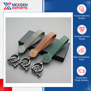 Made in India Standard Quality Modern Style Handmade PU <b>Leather</b> <b>Key</b> <b>Chain</b> for Wholesale Purchasers at Attractive Market Price - Product Image 6