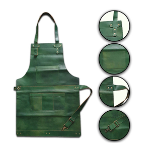 Premium <b>Leather</b> Apron Wholesale 2026 Top Best Quality Adjustable Straps Custom Logo High Quality Workwear New Arrival - Product Image 2